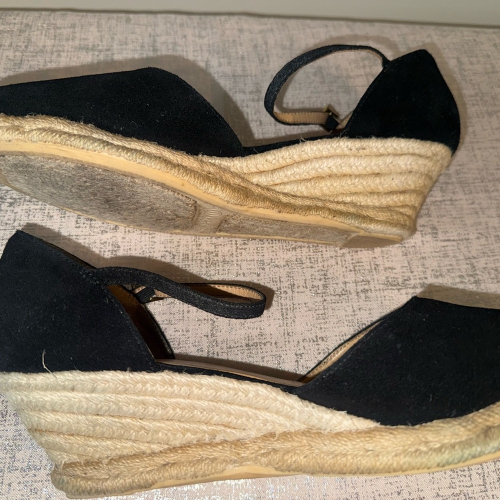 Talbots Black Espadrille Women's Shoes - Picture 12 of 16